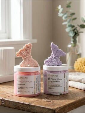 Birthday Gift Set - AMINNAH Sugar Polish & Whipped Body Butter